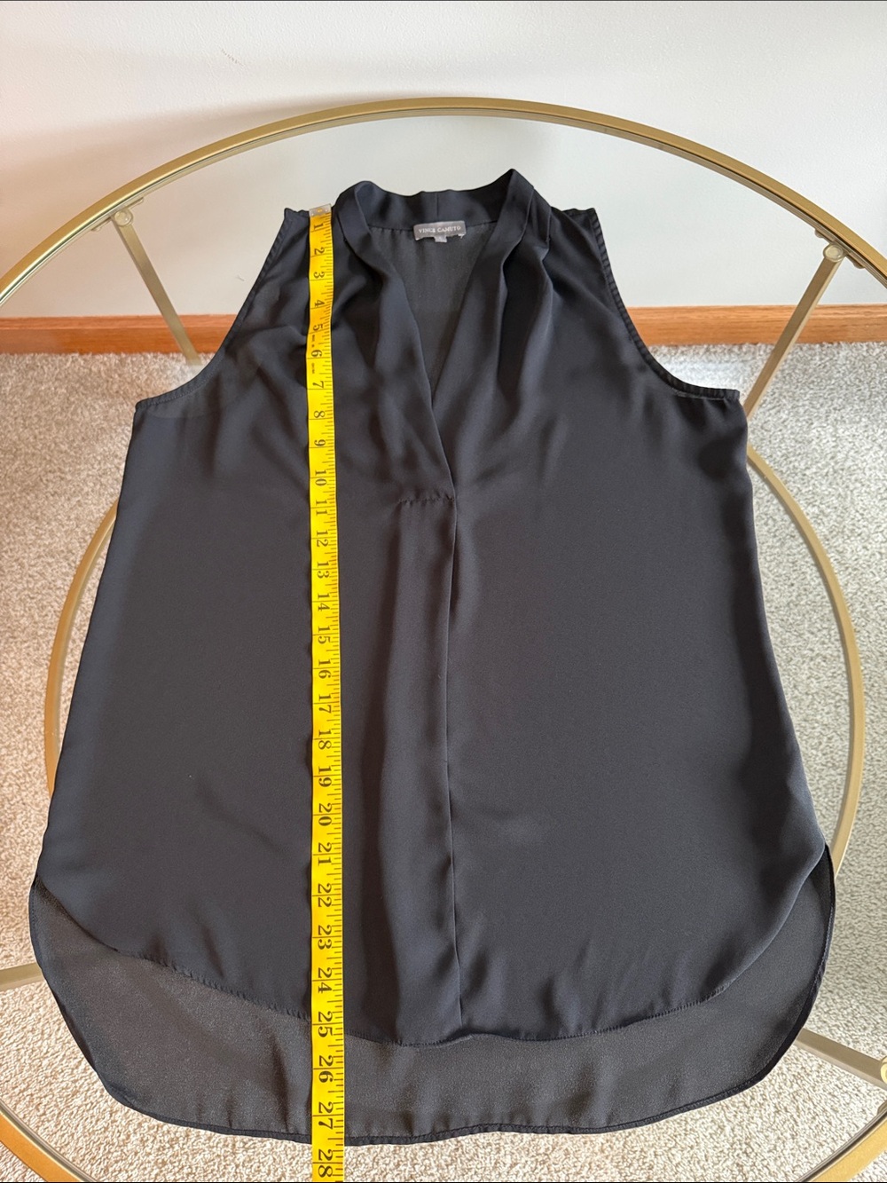 Vince Camuto Sheer Sleeveless Top Size S - Picture 11 of 14